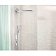 Переключатель на 3 клавиши, цвет черный/хромированный HANSGROHE ShowerSelect Glass 15736600