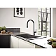 Смеситель кухонный с вытяжным изливом Sbox Hansgrohe Talis 210 2jet 72801670 Black Matt