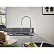 Смеситель кухонный с вытяжным изливом Sbox Hansgrohe Talis 210 2jet 72801800 Stainless Steel