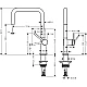 Змішувач кухонний Hansgrohe Talis M54 U 220 Matt Black 72806670