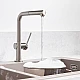Смеситель кухонный с вытяжным изливом Hansgrohe Talis M54 270 1jet Stainless Steel 72808800