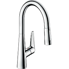 Змішувач для кухні з витяжним виливом Sbox Hansgrohe Talis M51 200 2jet 73851000
