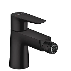 Змішувач для біде із зливним гарнітуром Matt Black HANSGROHE TALIS E 71720670