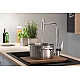 Смеситель кухонный с вытяжным изливом Sbox HANSGROHE TALIS Select 300 2jet 73867000