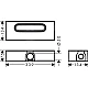 Скрытая часть для каналов Hansgrohe uBox universal 01001180