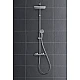 Душова система з термостатом Matt Black HANSGROHE Vernis Shape Showerpipe 230 26286670