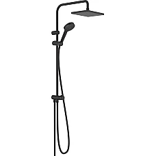 Душова система 1jet Reno EcoSmart Matt Black HANSGROHE Vernis Shape Showerpipe 230 26289670