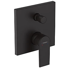 Смеситель скрытого монтажа для ванны/душа, верхняя часть Matt Black HANSGROHE Vernis Shape 71468670