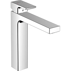 Змішувач для умивальника без донного клапана Chrome HANSGROHE Vernis Shape 190 71591000