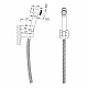 Гигиенический душ IMPRESE GRAFIKY ZMK061901121 хром