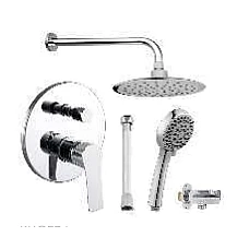 Система душевая со смесителем IMPRESE KUCERA t03003401SR хром