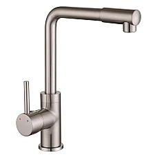 Cмеситель для кухни, высокий нос 35 мм IMPRESE LOTTA 55400 сатин