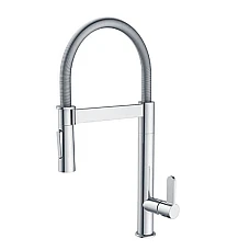 Смеситель для кухни с гибким изливом IMPRESE Pivot SS f03408501SS хром