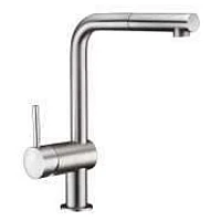 Смеситель для кухни с выдвижным изливом IMPRESE Pivot LT f03408502LT сталь