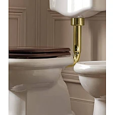 Труба сливная для низкого подвесного бачка Kerasan Retro 750491