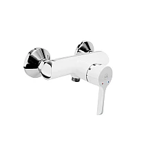 Змішувач для душу KFA ARMATURA ANGELIT 4726-010-40 білий/хром