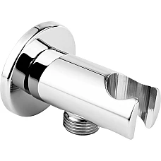 Підключення для душу з тримачем KFA ARMATURA HEXA RING 845-055-00 хром