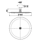 Верхній душ KFA ARMATURA HEXA RING 842-371-00BL хром