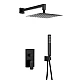 Черная душевая система скрытого монтажа KFA ARMATURA MOKAIT 5539-511-81