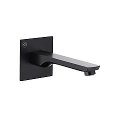 Чорний вилив для ванни KFA ARMATURA MOKAIT 836-002-81