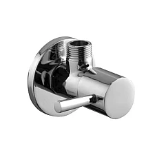 Кутовий кран для підключення KFA ARMATURA 1/2''x3/8 244-010-00 хром