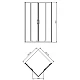 Душевая кабина Kolo Rekord 90x90 PKDK90222003