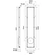 Душевой трап Mcalpine 800 мм CD800-BTRI-NT
