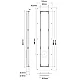 Душовий трап Mcalpine 900 мм CD900-B-NT