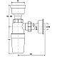 Сифон для писсуара MCALPINE 11/4х32 HC2P