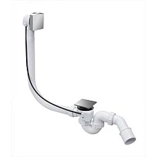 Сифон для ванны автомат Mcalpine HC31SQ-CBS1-1M квадратный