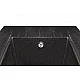 Черная кухонная мойка Miraggio (Fancy Marble) BODRUM 65x50