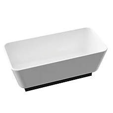 Ванна окремостояча MARMORIN Balta 155x74 чорний низ