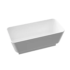 Ванна окремостояча MARMORIN Balta 155х74 білий низ