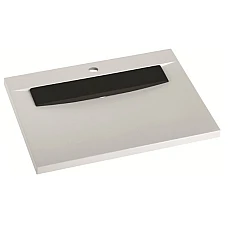 Умивальник MARMORIN Tatoo з чорною плиткою 70x50 з литого каменю