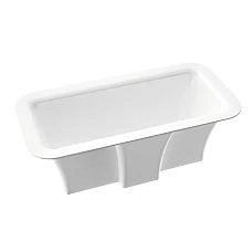 Ванна окремостояча MARMORIN Tytan 179x89 з кришкою