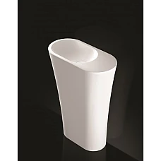 Окремостоячий умивальник MARMORIN Wega 60x30 L з литого каменю