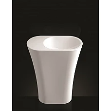 Окремостоячий умивальник MARMORIN Wega 60x30 R з литого каменю