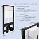Готовое решение Qtap для ванной комнаты: подвесной унитаз Tern Ultra Quiet 525x345x360 + комплект инсталляции Standard (линейная кнопка White)