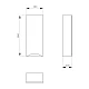 Напівпенал для ванної кімнати SANWERK SLIM SIMPLI AIR 35 MV0000726 R - правосторонній