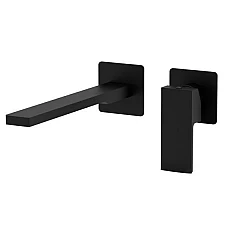 Чорний змішувач для умивальника Paffoni Elle EL 106 NO 70