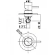 Чорний змішувач для душу Paffoni LIGHT LIG 011 NO