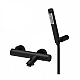 Чёрный смеситель для ванны Paffoni Light LIG 023 NO