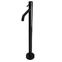 Чорний змішувач для умивальника Paffoni Light LIG 031 NO + LIG 030