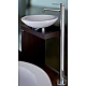 Чорний змішувач для умивальника Paffoni Light LIG 031 NO + LIG 030