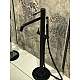 Чёрный смеситель для ванны Paffoni Light LIG 032 NO + LIG 030