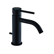Чёрный смеситель для умывальника Paffoni LIGHT LIG 075 NO