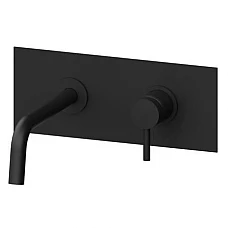 Чёрный смеситель для умывальника Paffoni LIGHT LIG 101 NO/М