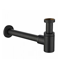 Чорний сифон для умивальника Paffoni ZACC 240 NO