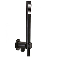 Чорний душовий набір Paffoni Light ZDUP 094 NO