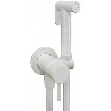 Білий набір для гігієнічного душу Paffoni Tweet Round Mix ZDUP 110 BO